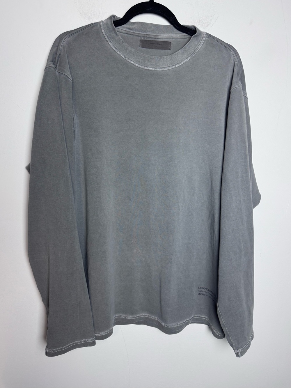 UNKNOWNWORLD Men’s Crewneck Top Autumn-Winter 2020 Mystery Man